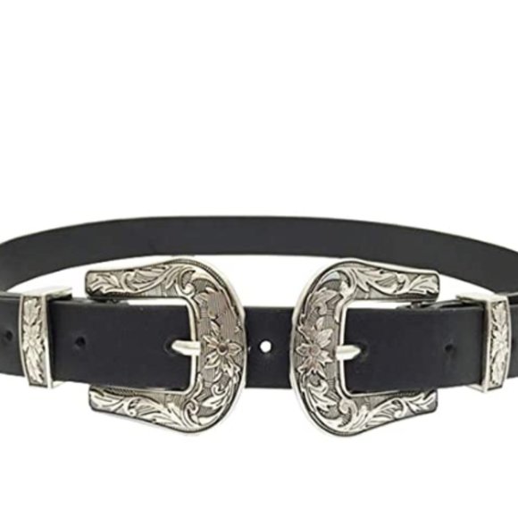 Belt Western Vintage Style Genuine Leather